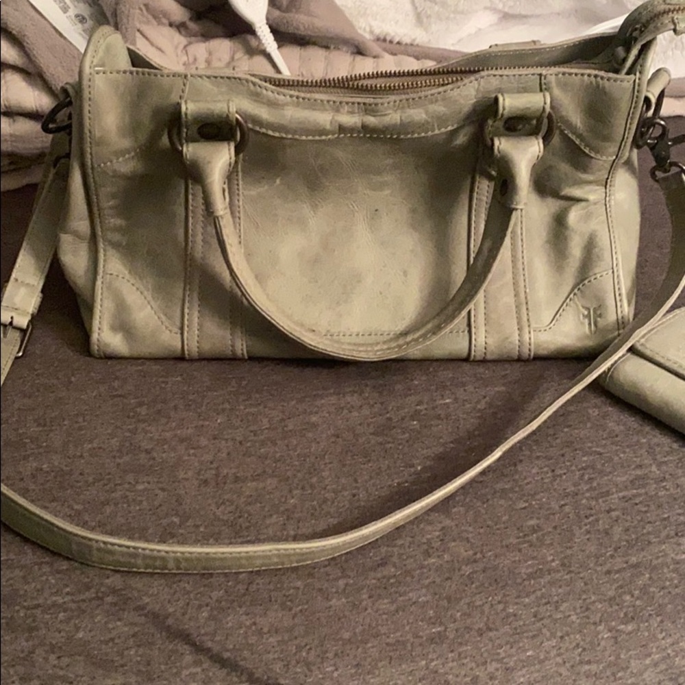 Frye purse and wallet combo